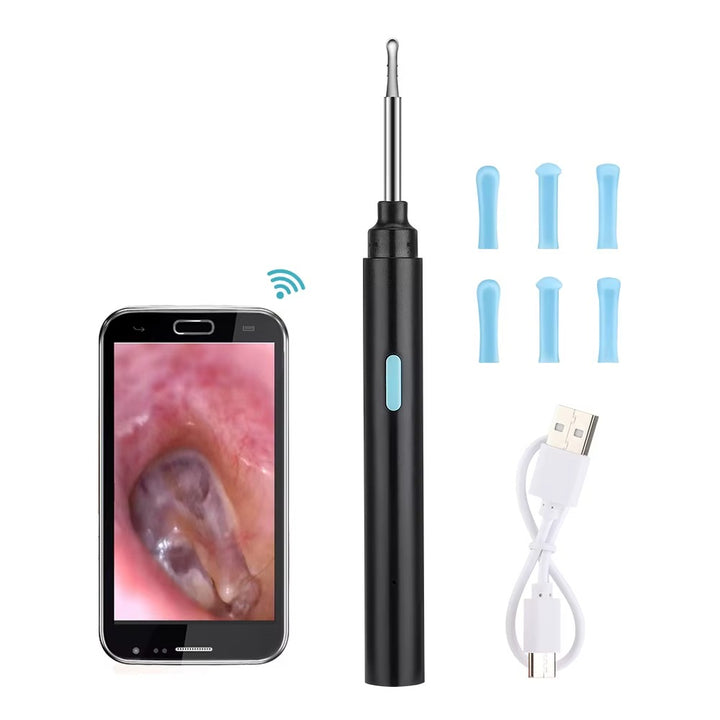 Smart Visual Earwax Removal Tool with LED Camera