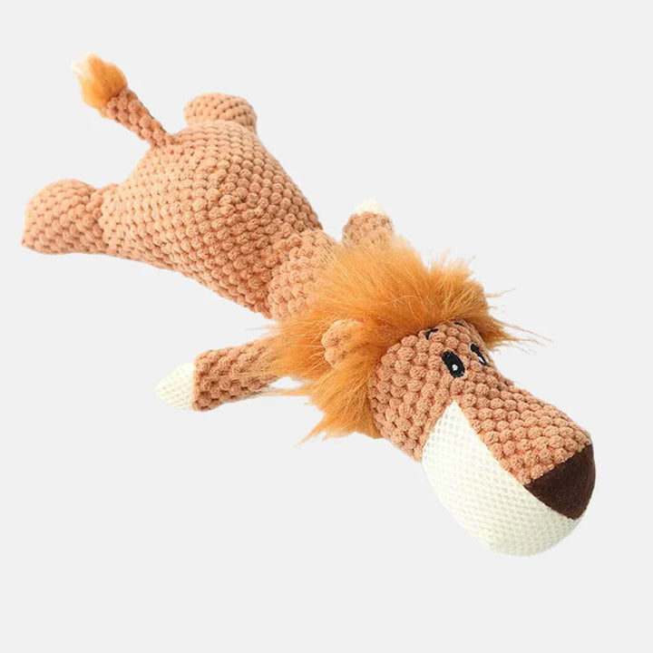 Durable dog toy for strong teeth, robust texture, designed for chewing and fetching, ideal for vigorous play sessions.