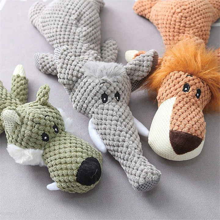 Durable dog toy for strong teeth, robust texture, designed for chewing and fetching, ideal for vigorous play sessions.