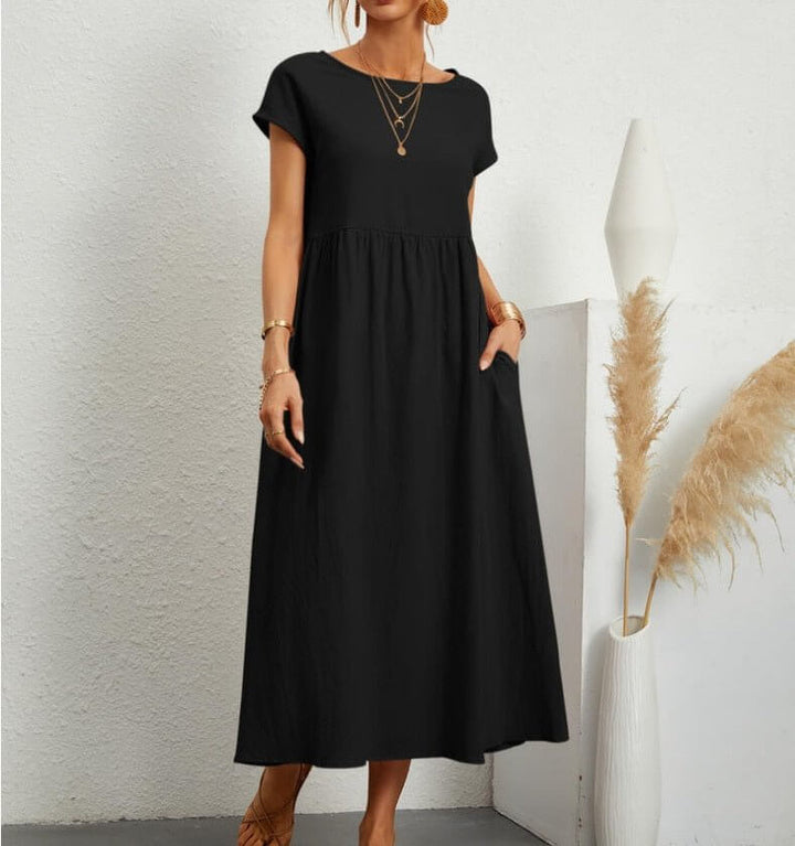 Lightweight Sleeveless Midi Summer Dress