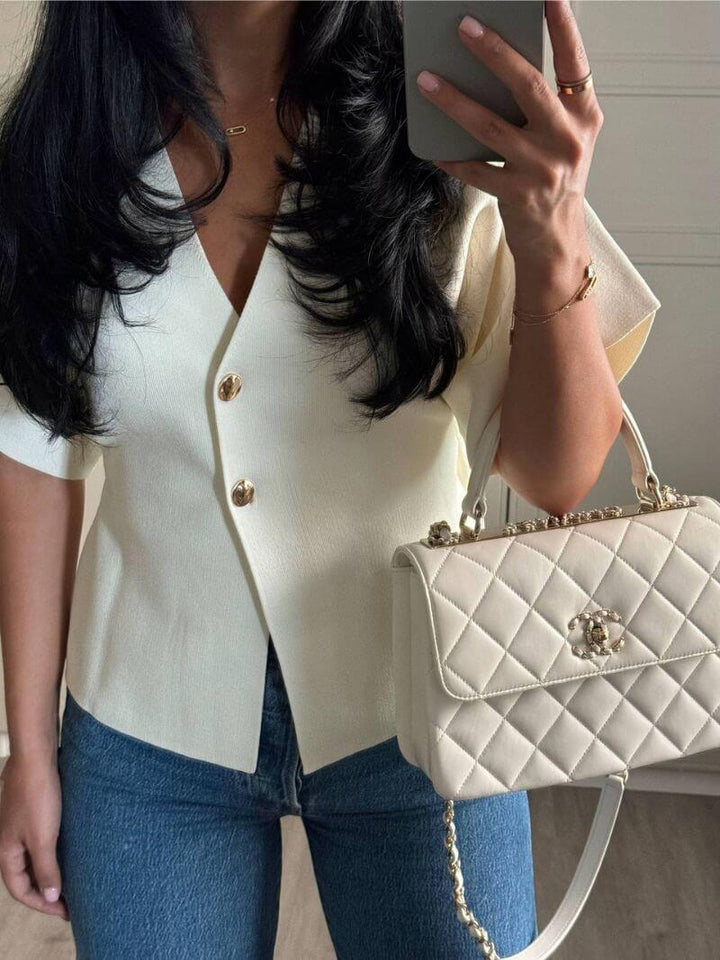 Women's Knitted Button-Up Cardigan