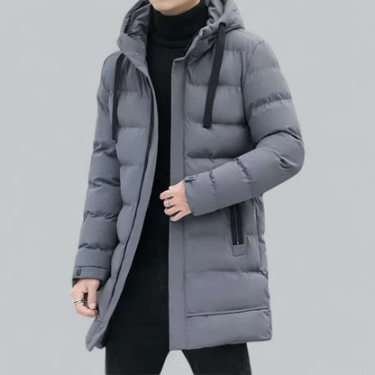 Longline Padded Winter Parka Coat