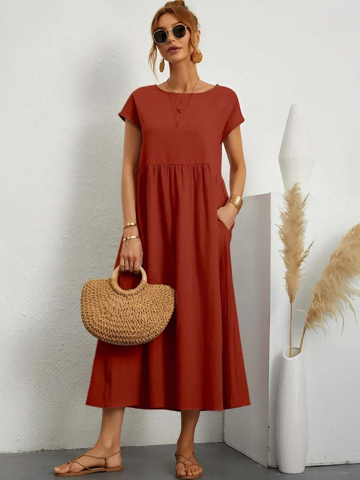 Summer Cotton Dress - Breathable & Comfortable