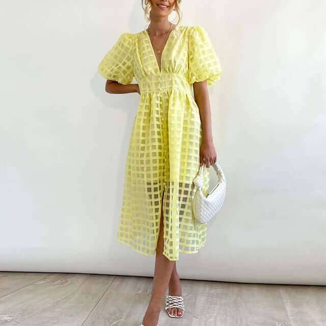 Women's Elegant Polyester Casual Dress