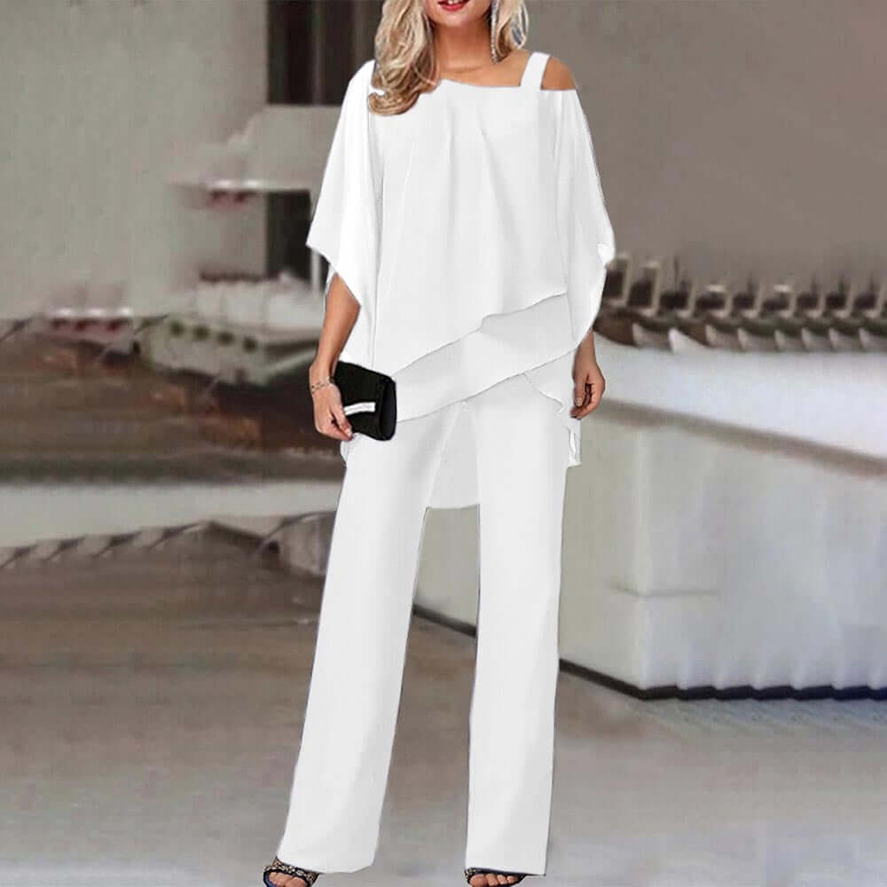 Women's Cold Shoulder Jumpsuit