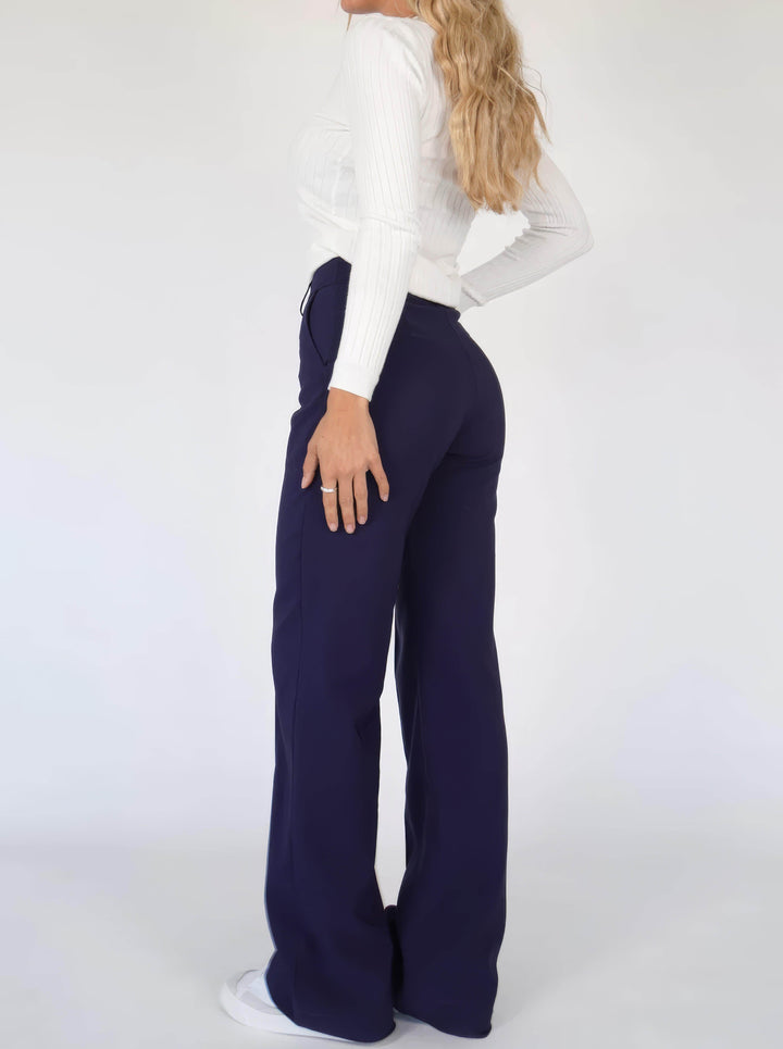 Women's High-Waisted Wide Leg Trousers