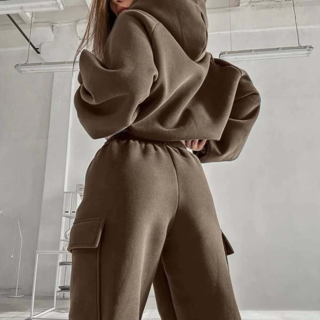 Women's Relaxed Fit Hoodie and Jogger Set