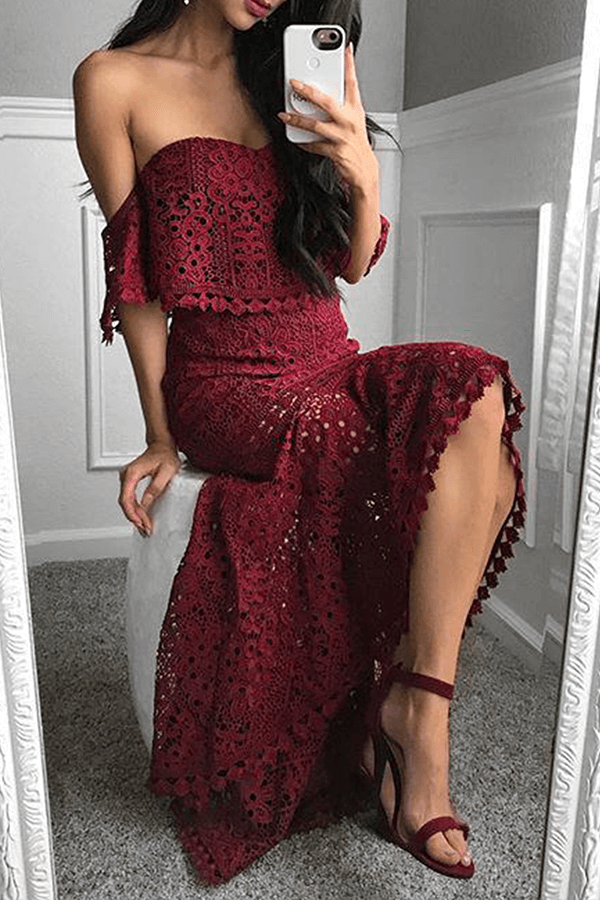 Women's Lace Two-Piece Set