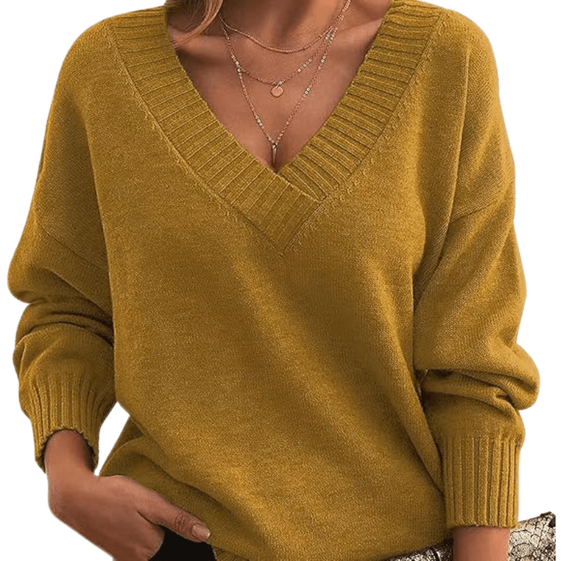 Women's V-Neck Cashmere Sweater