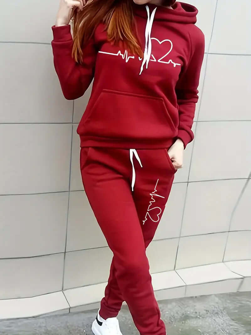 Women's Sportswear Hoodie and Pants Set