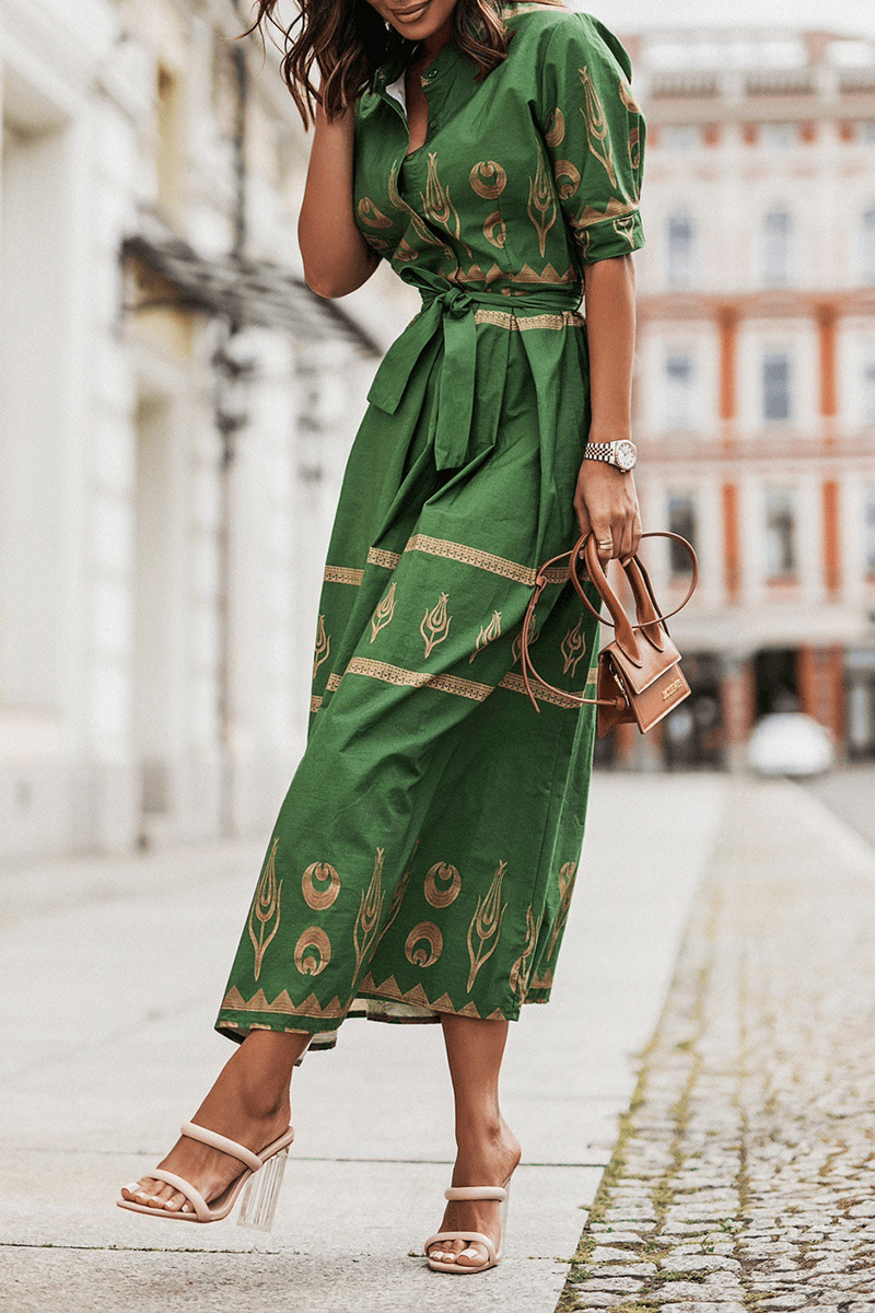 Women's Vintage Cotton A-Line Dress