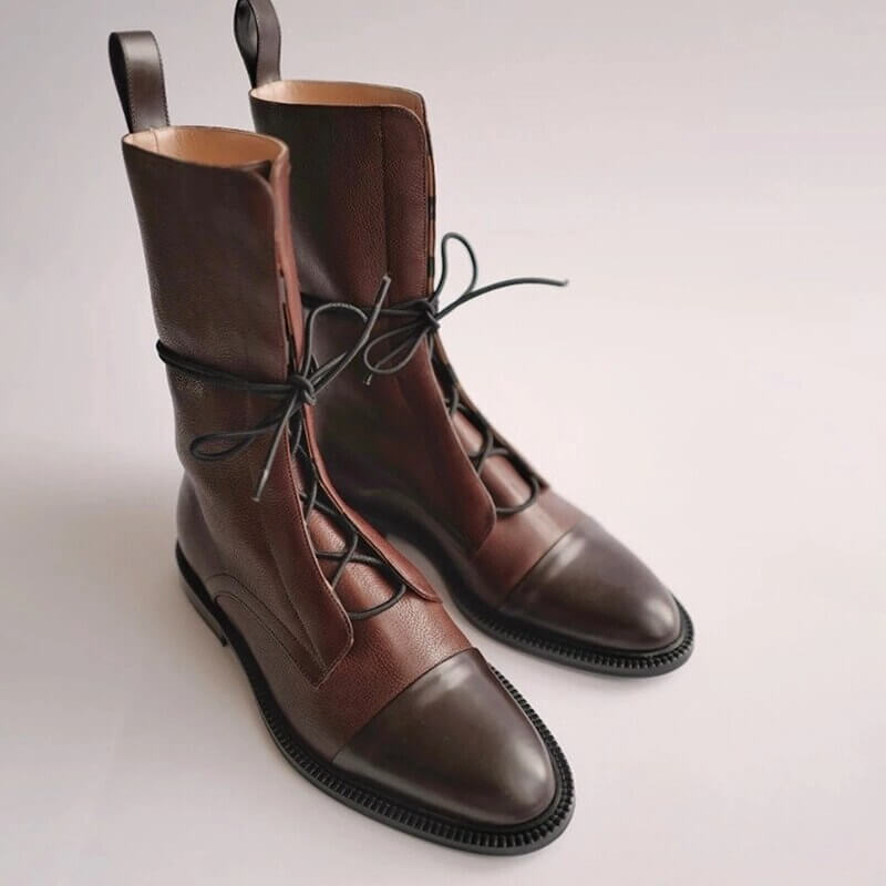 Women's Pointed Vegan Leather Ankle Boots