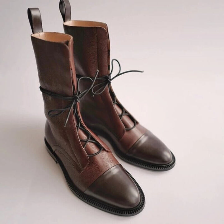Women's Pointed Vegan Leather Ankle Boots