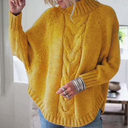 Women's Oversized Batwing Sleeve Jumper