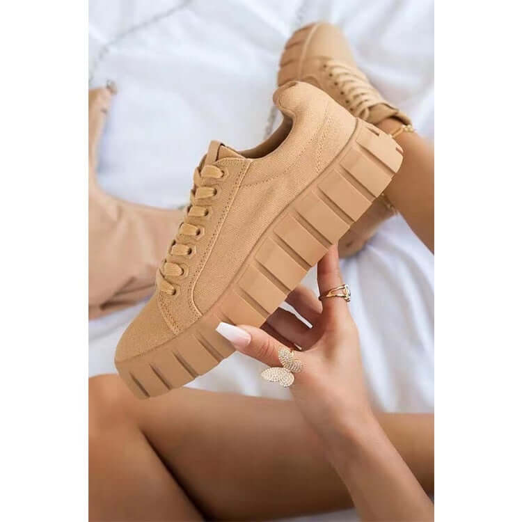 Lightweight Lace-Up Trainer Shoes for Women