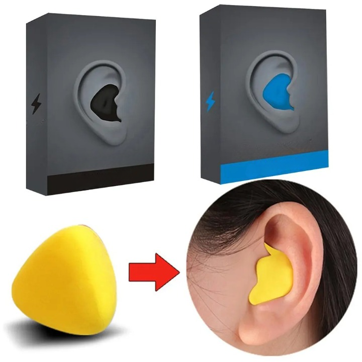 Silent Earplugs for Peaceful Sleep - Hypoallergenic & Comfortable