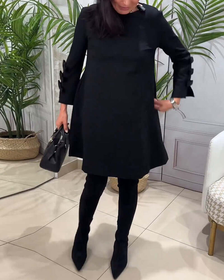 Women's Casual Long-Sleeve Stretch Dress