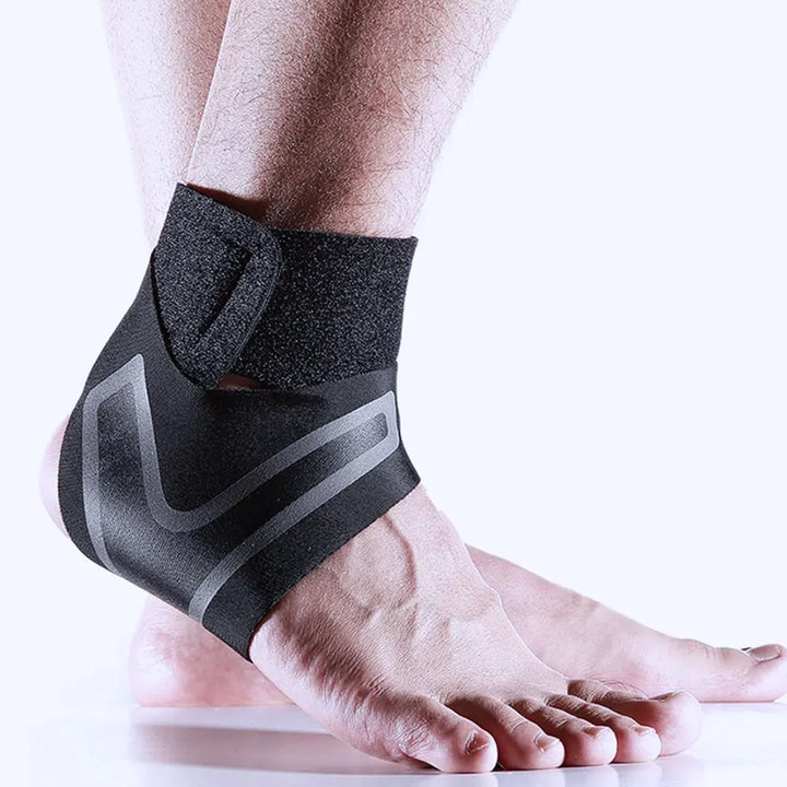 Unisex Adjustable Elastic Ankle Brace for Injury Recovery