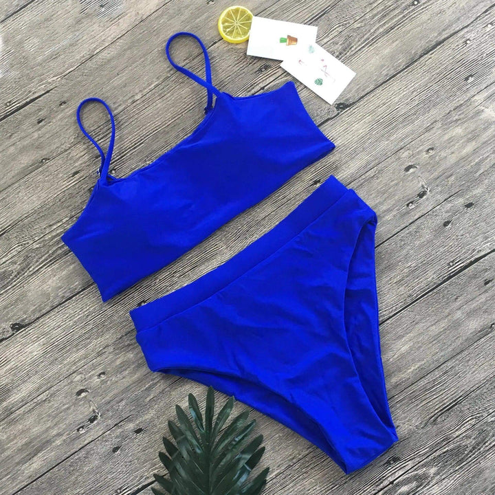 High-Waisted Padded Bikini Set