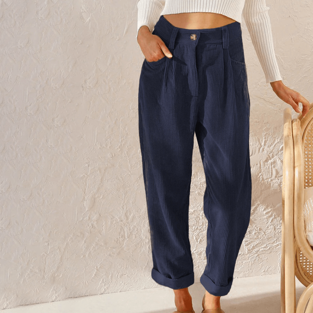 Women's Relaxed Fit Corduroy Trousers