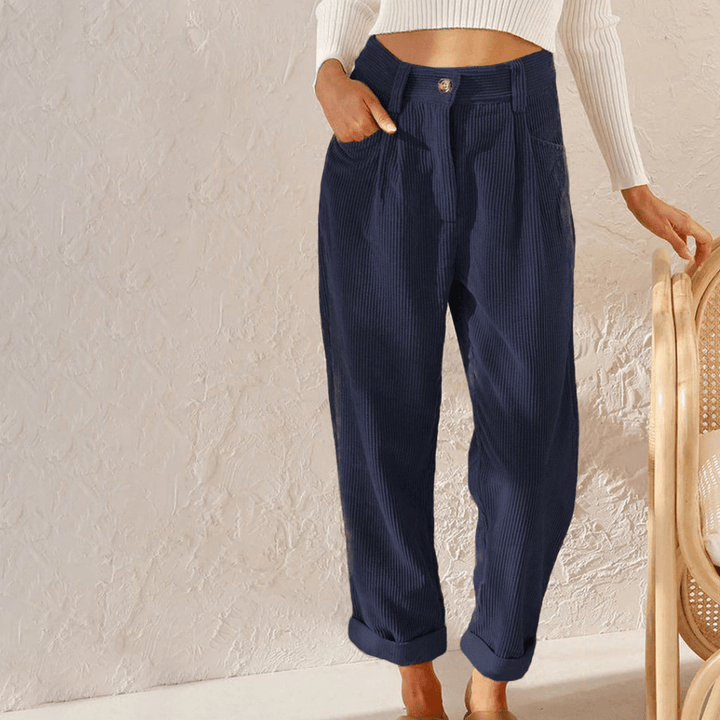 Women's Relaxed Fit Corduroy Trousers