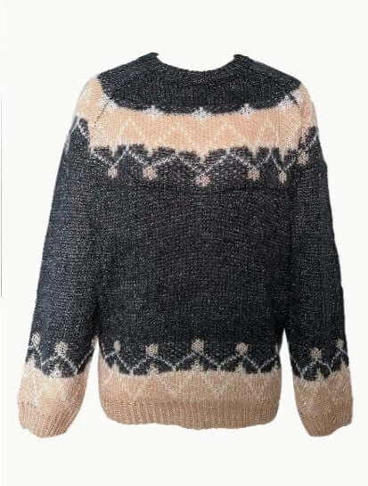 Women's Elegant Knitted Round Neck Sweater