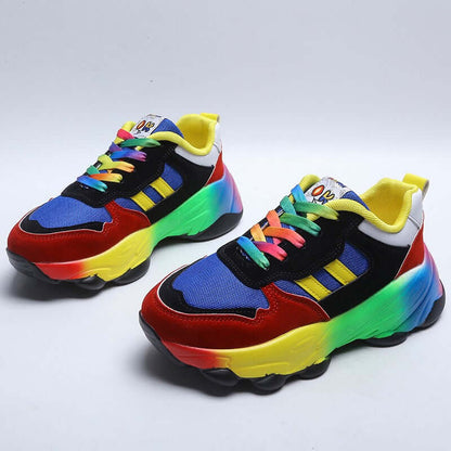Women's Colorful Chunky Trainers