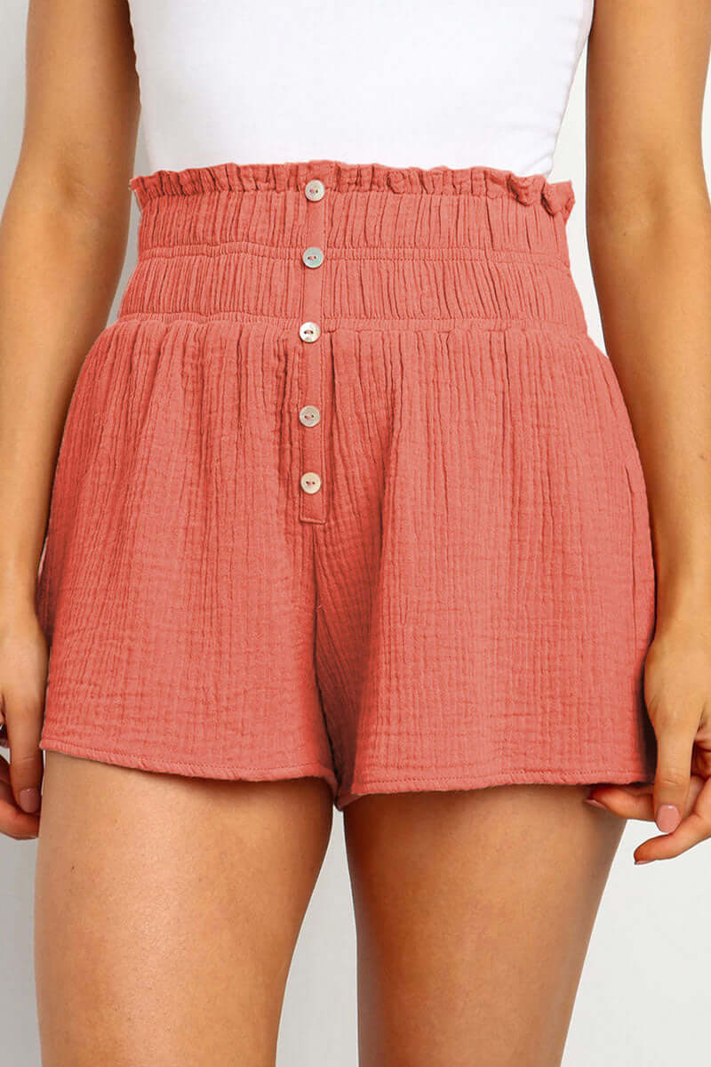 Women's Casual Loose High Waist Shorts