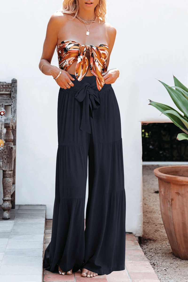Women's Loose High Waist Wide Leg Pants