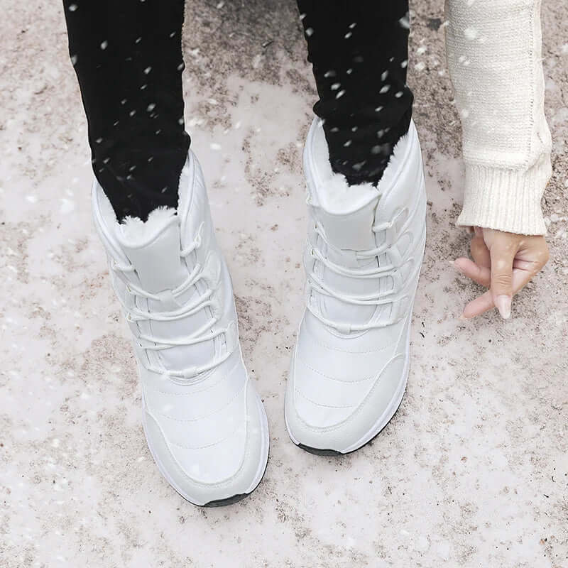 Women's Plush Lined Combat Boots