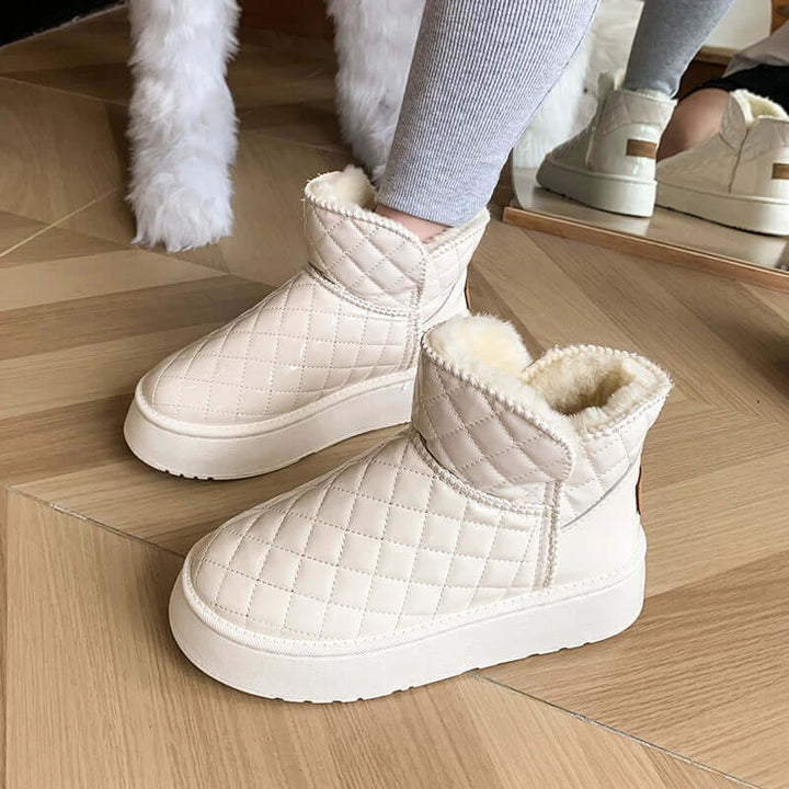 Women's Waterproof Chunky Sole Ankle Boots