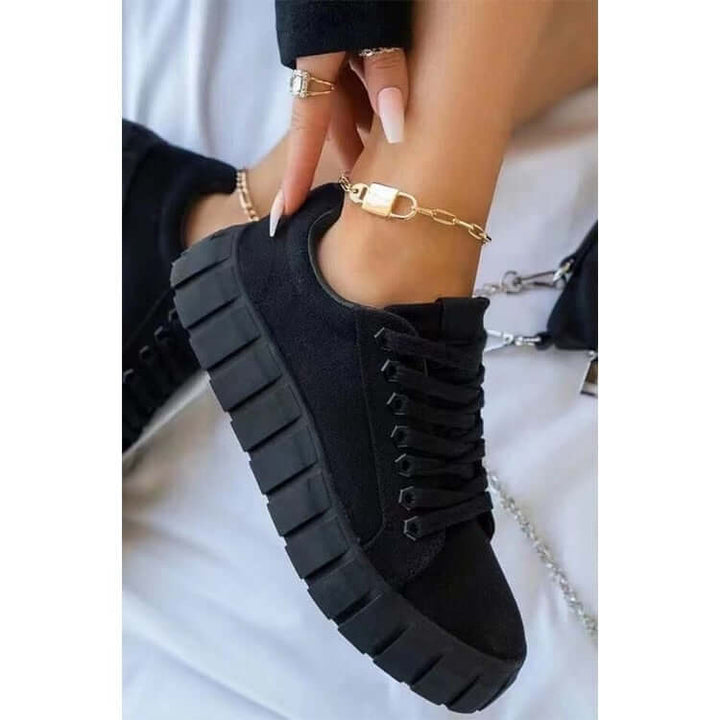 Lightweight Lace-Up Trainer Shoes for Women