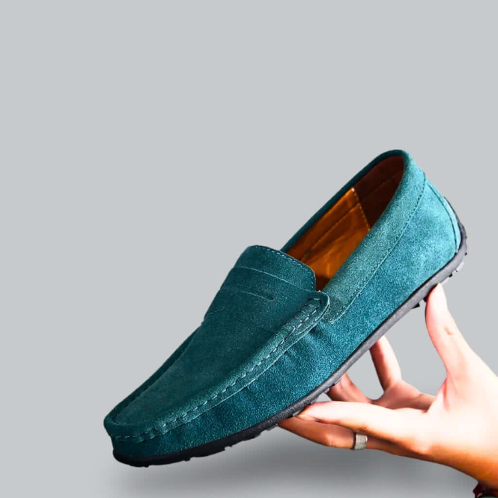 Men's Suede Slip-On Loafers