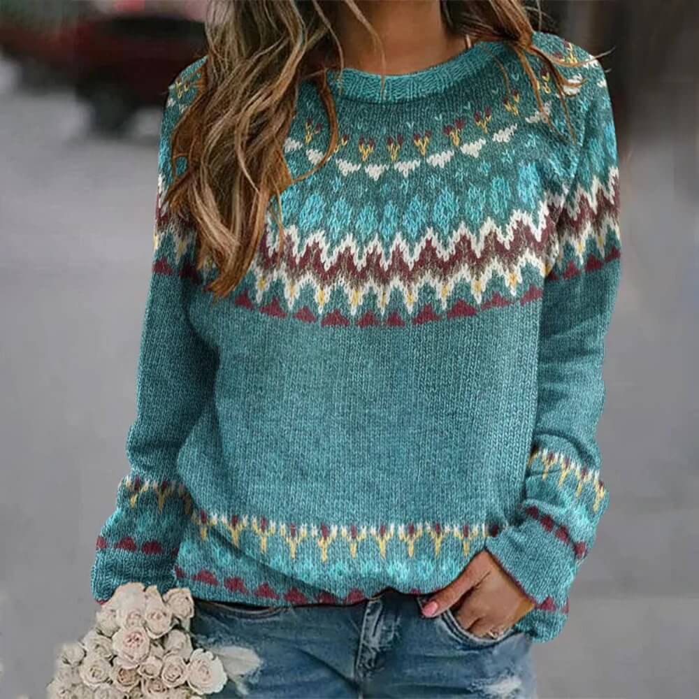 Women's Vintage Knitted Sweater