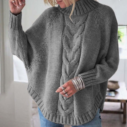 Women's Oversized Batwing Sleeve Jumper