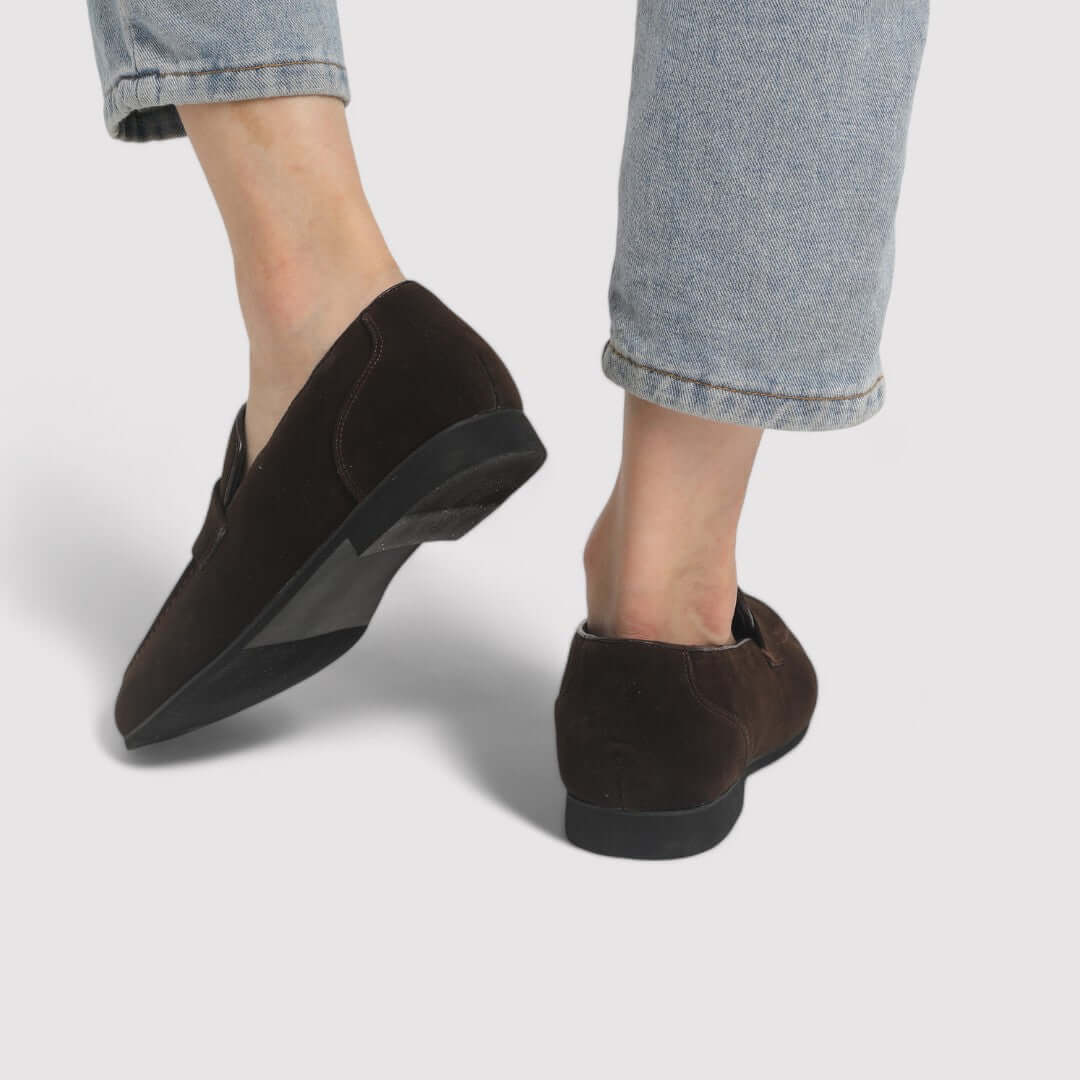 Men's Suede Penny Loafers