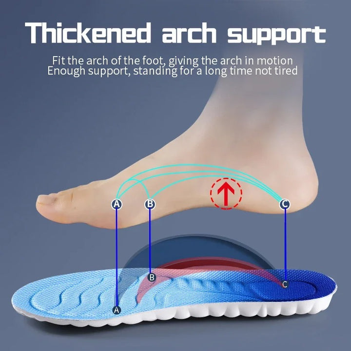 Unisex StepEase Cloud 4D Orthopedic Insoles for Comfort & Support
