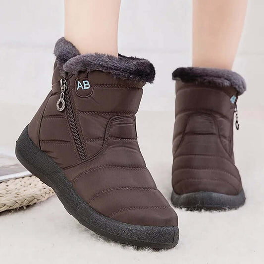 Women's Fur-Lined Casual Ankle Boots