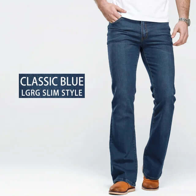 Men's Bootcut Stretch Denim Jeans