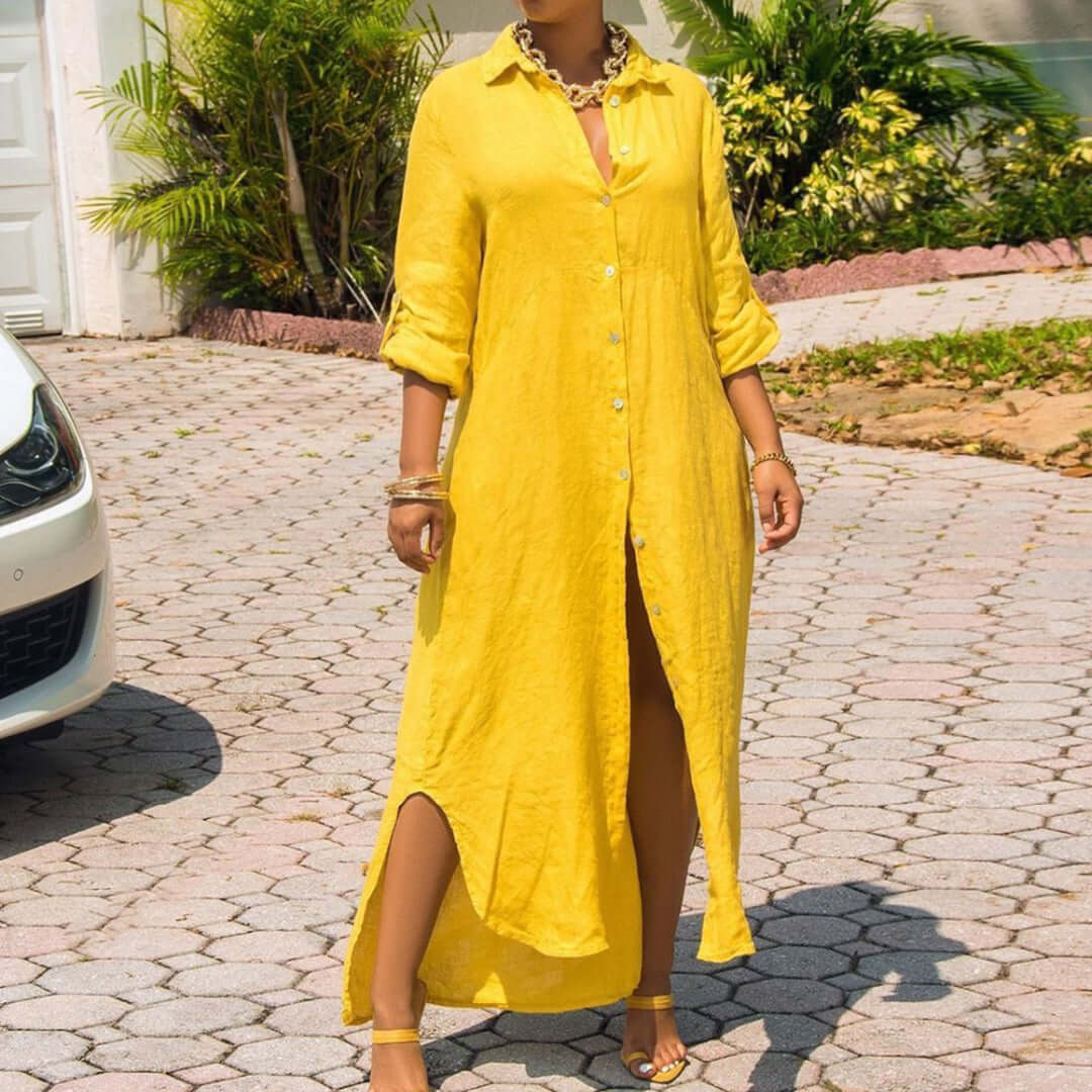 Maxi Dress with Long Sleeves