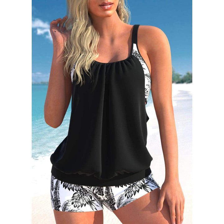 Two-Piece Tankini Swimsuit Set