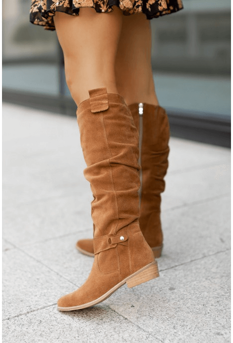 Women's Knee-High Suede Boots