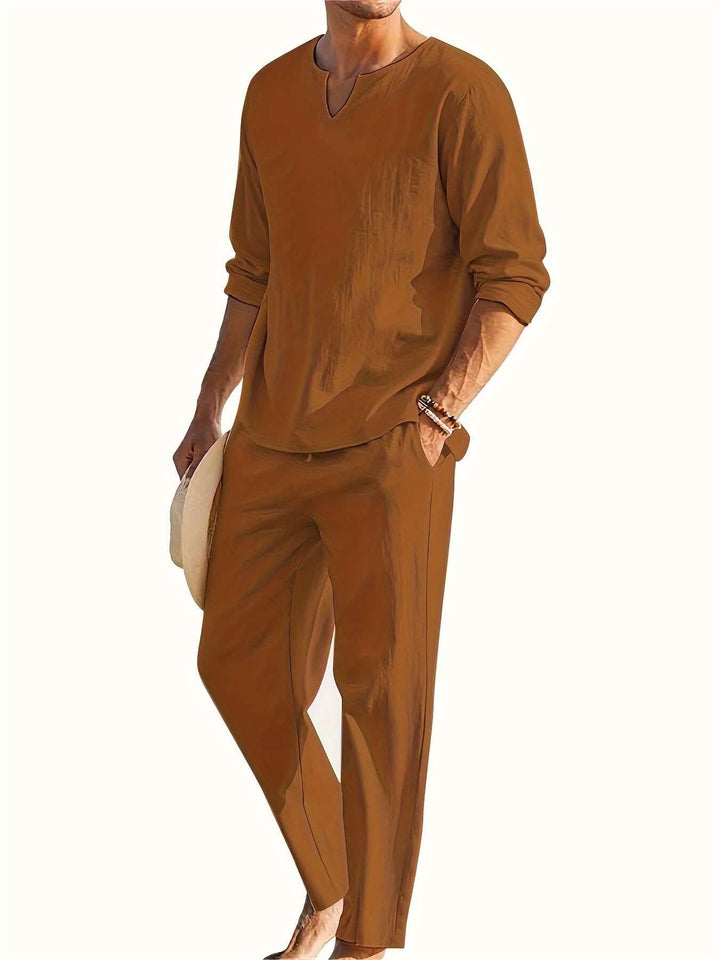 Men's Casual Two-Piece Outfit Set