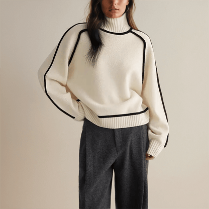 Women's Roll Collar Sweater
