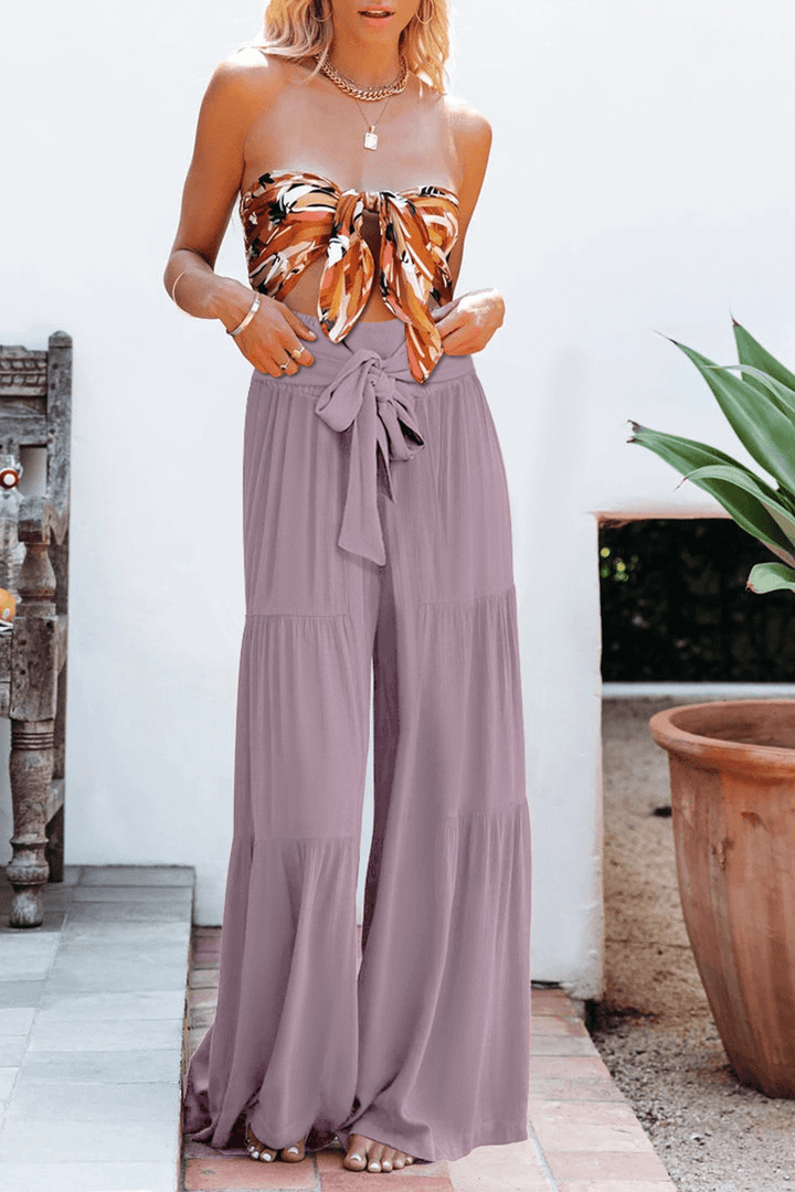 Women's Loose High Waist Wide Leg Pants