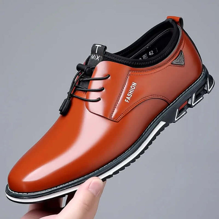 Men's Pointed Toe Casual Lace-Up Shoes