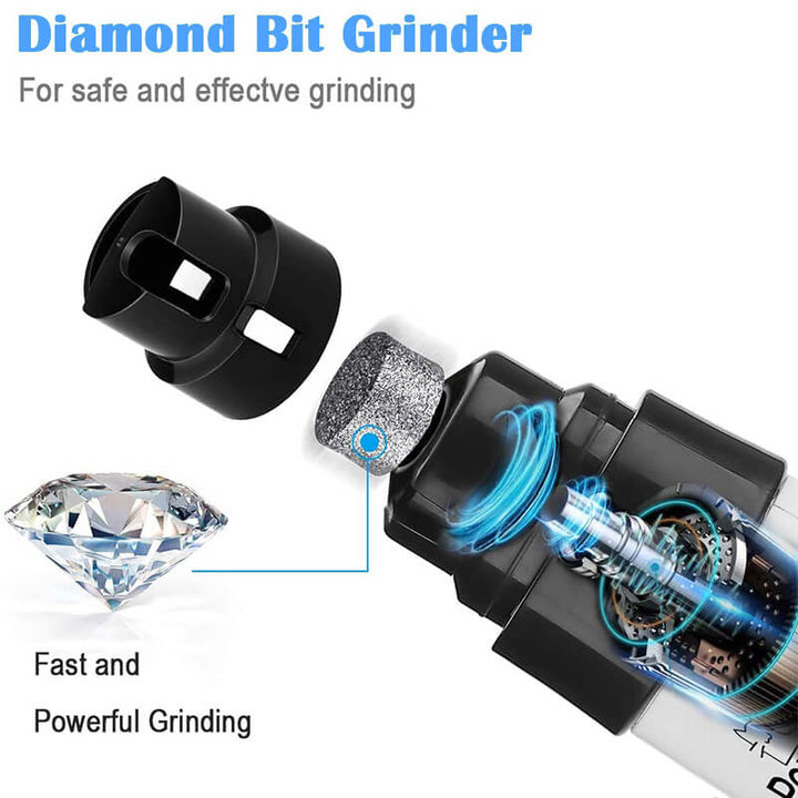 Electric silent nail trimmer for dogs and cats, lightweight, USB rechargeable, ultra-quiet, stress-free pet grooming tool.