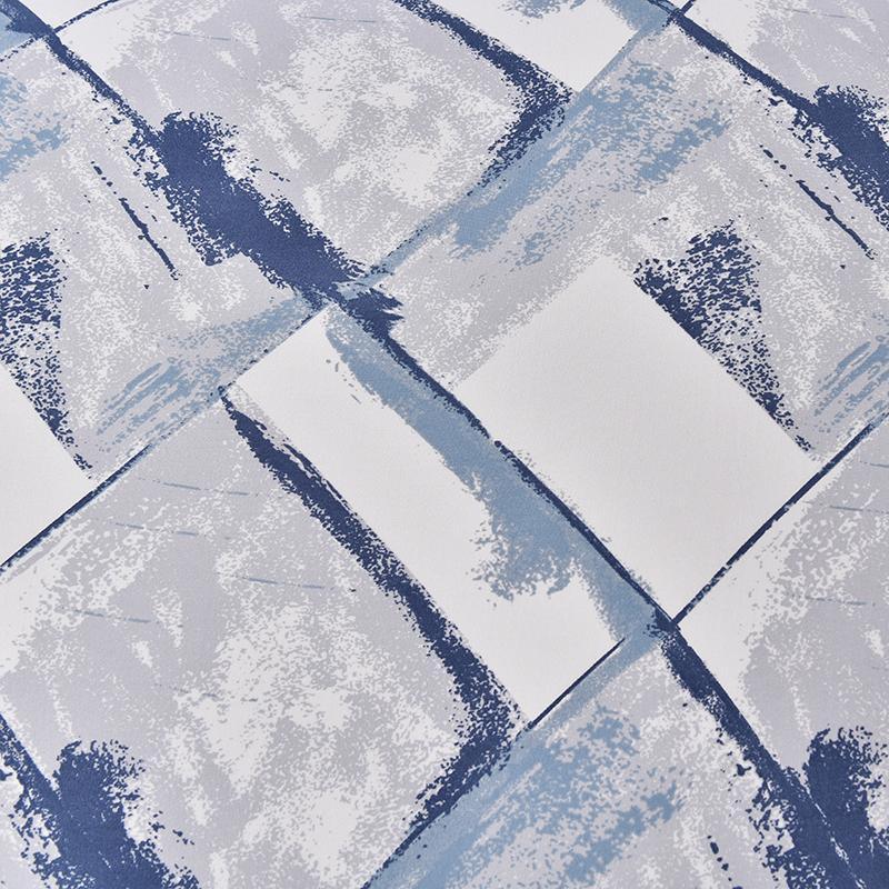 "Elegant sea-themed sofa cover for patterned sofas, offering stretch fit and protection in stylish polyester-spandex blend."