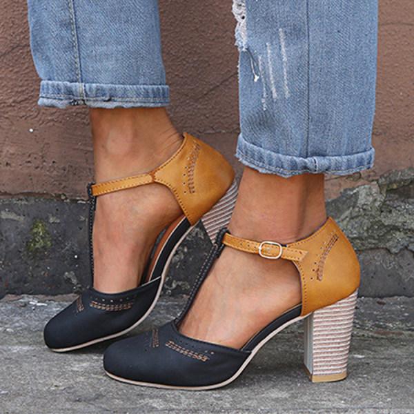 Elegant women's orthopedic heel shoes in premium leather, offering chic style, superior support, and adjustable comfort.