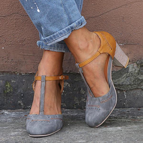 Elegant women's orthopedic heel shoes in premium leather, offering chic style, superior support, and adjustable comfort.